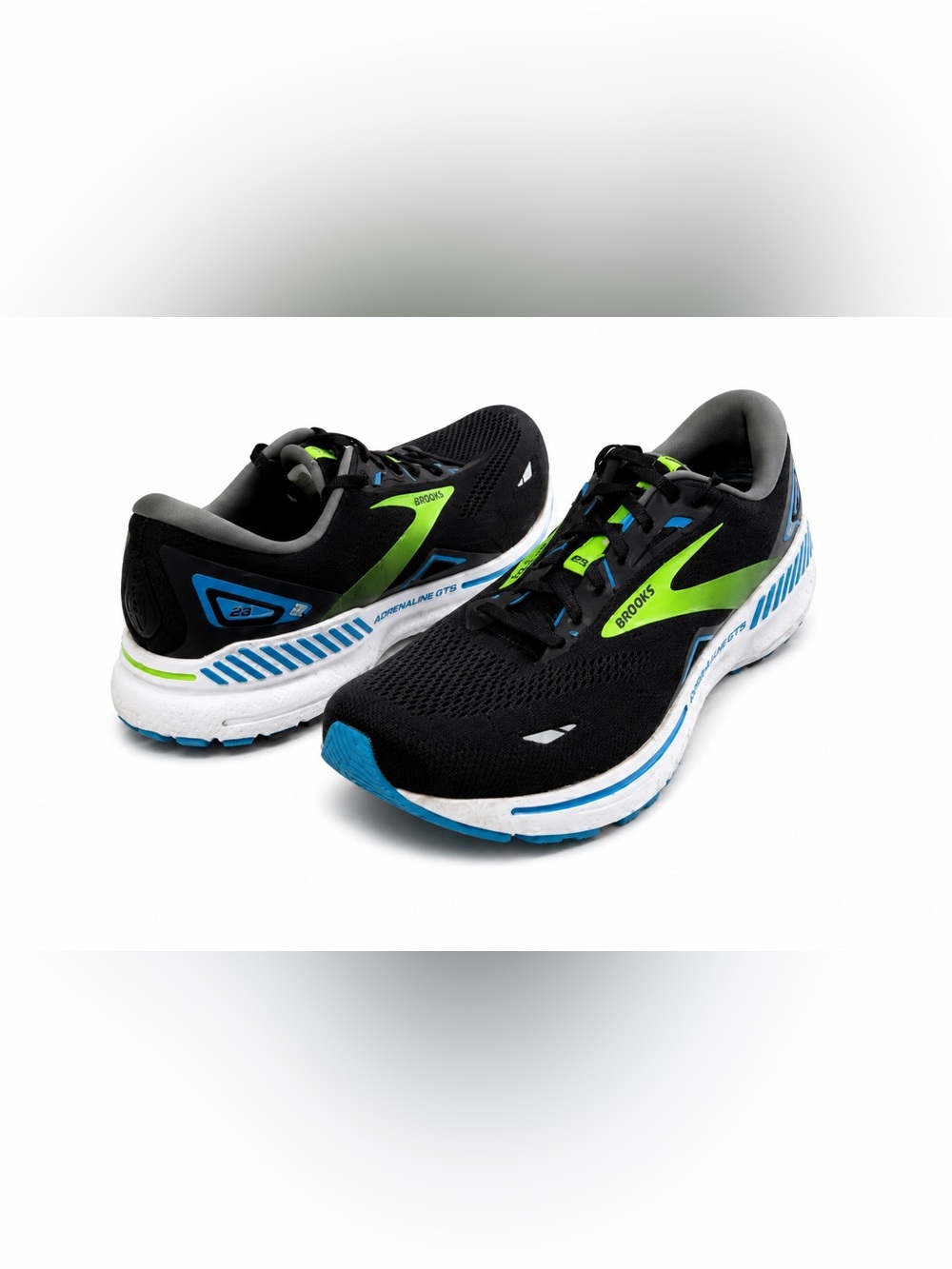 Brooks Adrenaline GTS 23 Men’s Running Shoes Black Blue Green